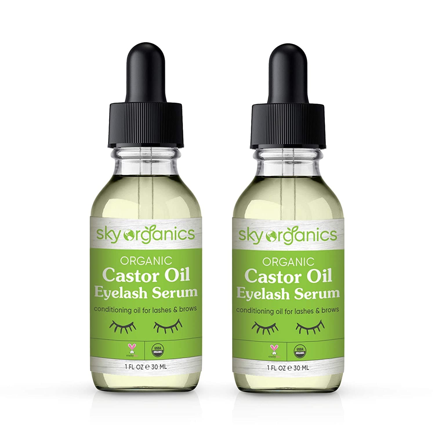 Organic Castor Oil Eyelash Serum