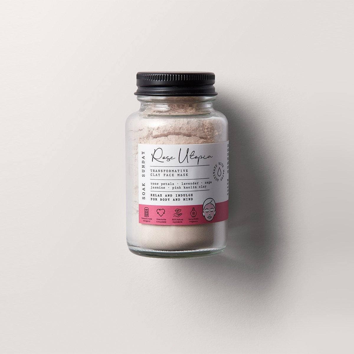 Rose Utopia Transformative Clay Mask