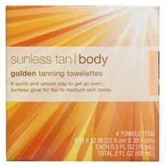 Sunless Tan Body Tanning Towelettes