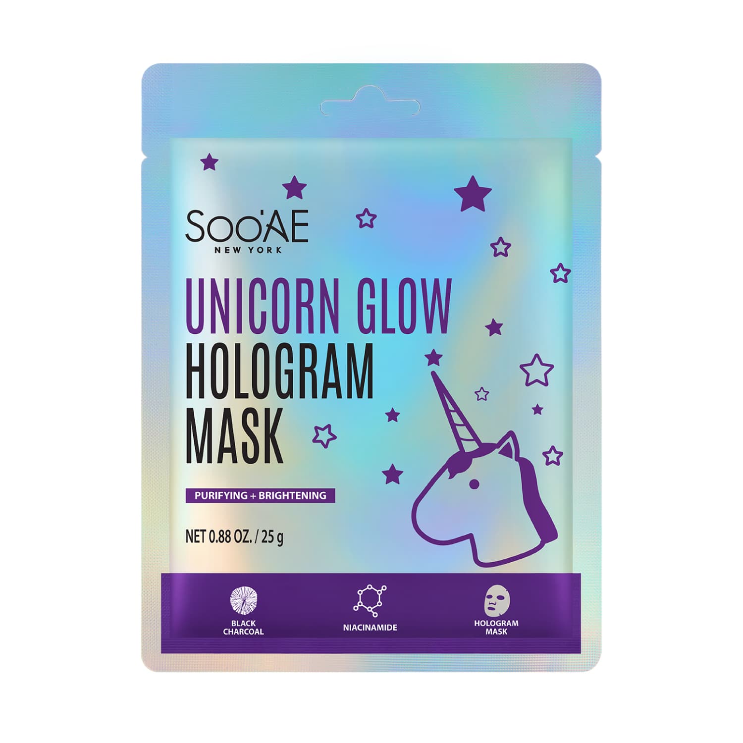 Unicorn Glow Hologram Mask