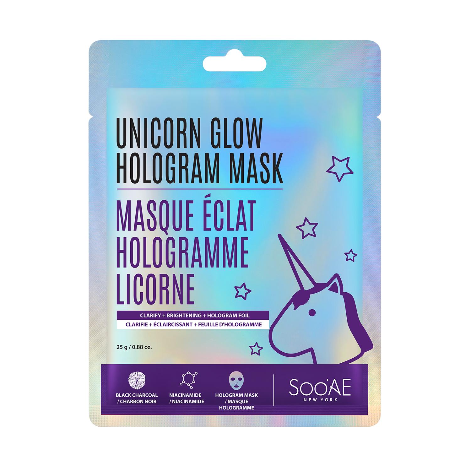 Unicorn Glow Holographic Mask