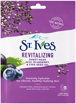 Revitalizing Acai, Blueberry & Chia Seed Oil Sheet Mask review