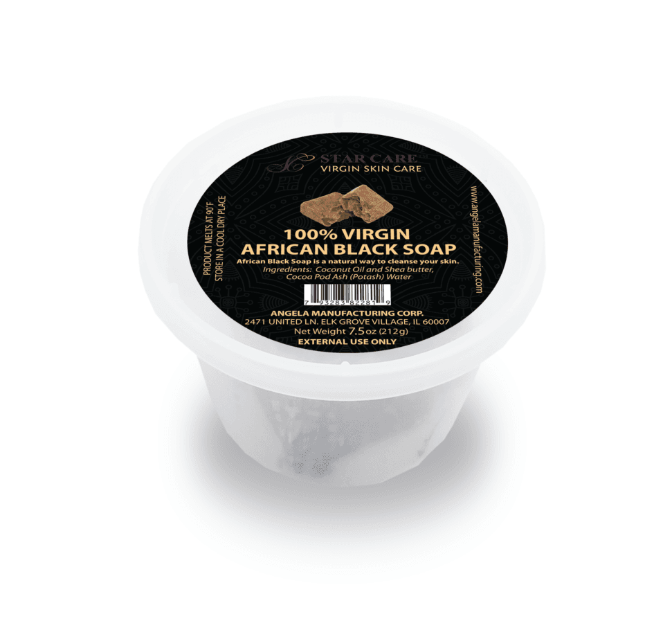 100% Virgin African Black Soap