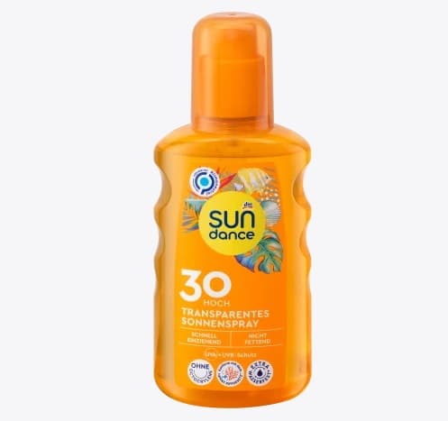 Transparentes Sonnenspray LSF 30