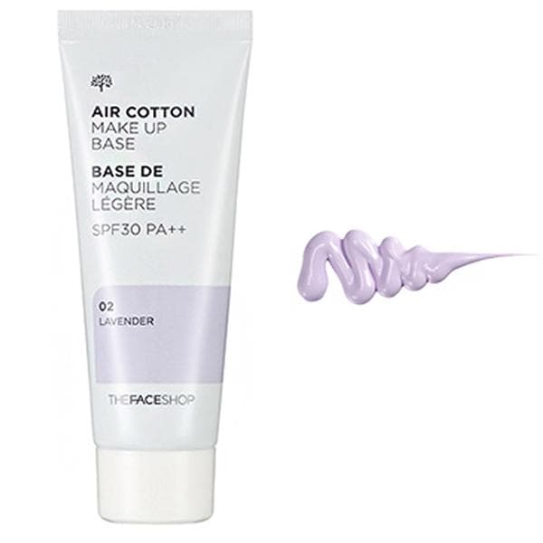 Air Cotton Makeup Base SPF30 PA++ (02 Lavender)