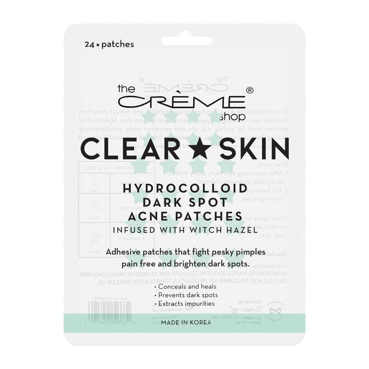 Clear Skin - Hydrocolloid Dark Spot Acne Patches Infused with Witch Hazel