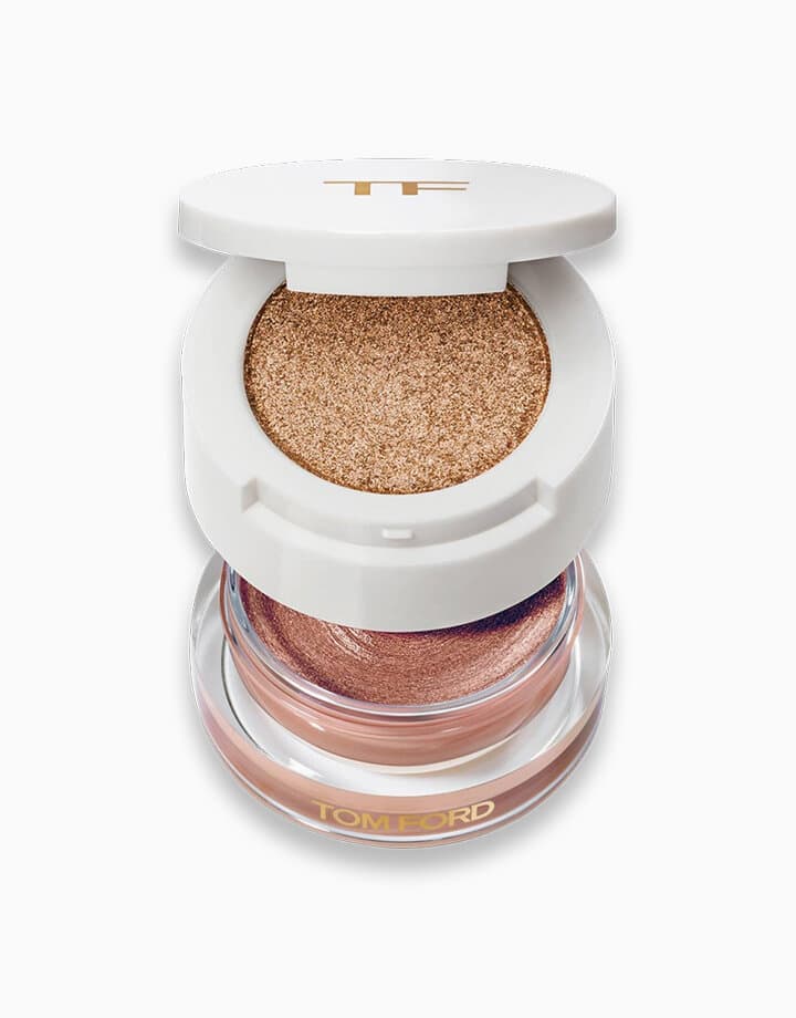 Cream & Powder Eye Color Duo - Golden Peach