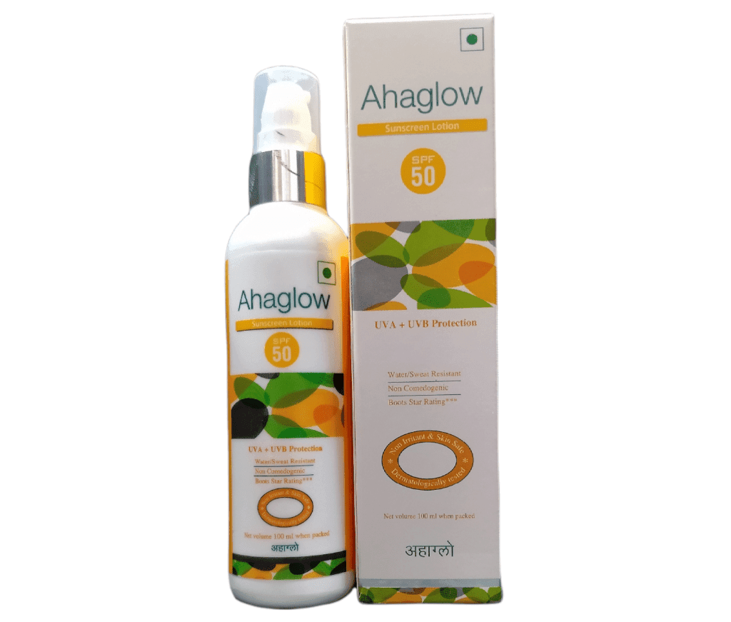 Ahaglow Sunscreen Lotion SPF 50