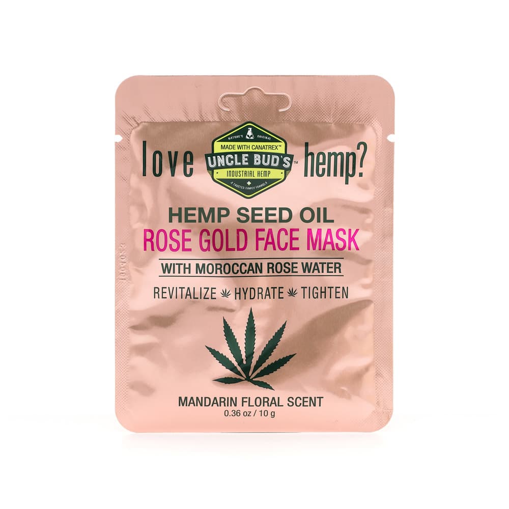 Hemp Seed Oil Rose Gold Face Mask
