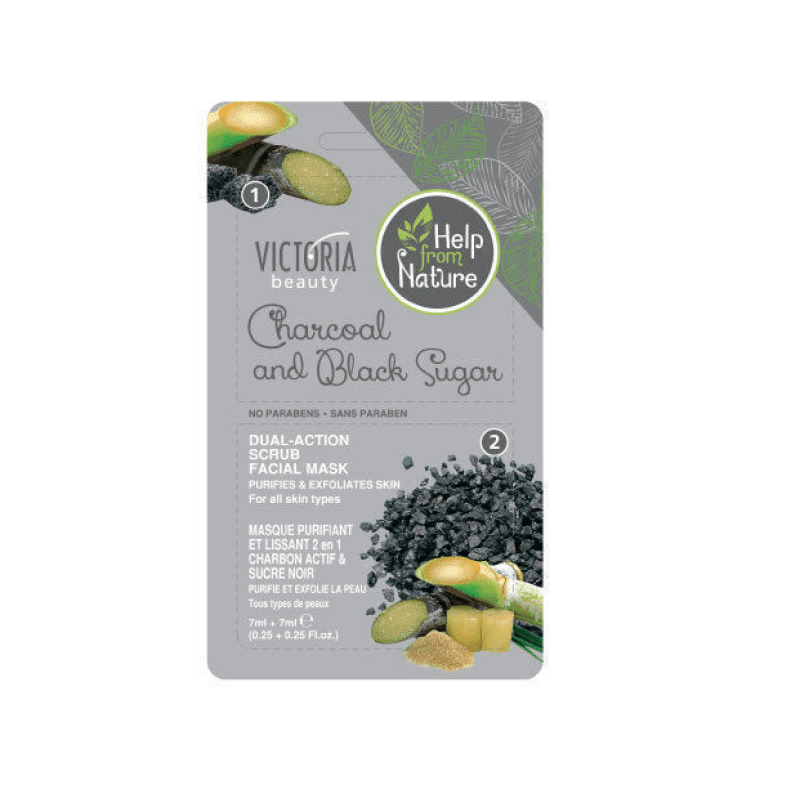 Charcoal and Black Sugar Mask