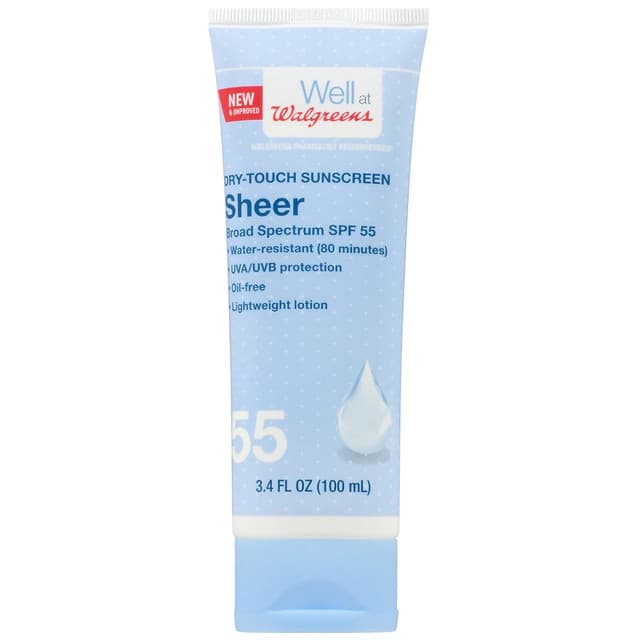 Sheer Dry-Touch Sunscreen Lotion SPF 55