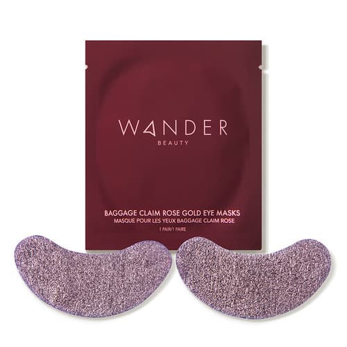 Baggage Claim Rose Gold Eye Masks - Rose Gold