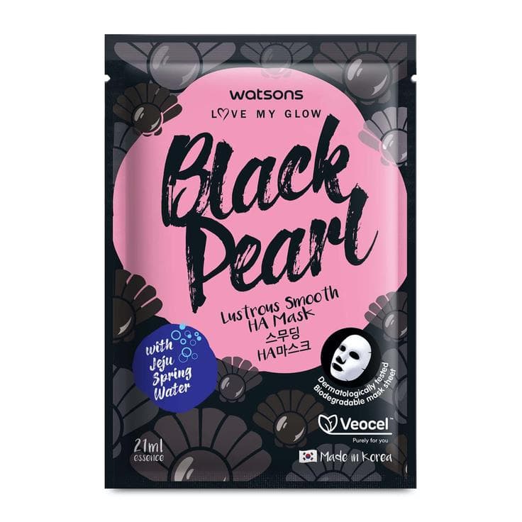 Love My Glow Black Pearl Lustrous Smooth HA Mask
