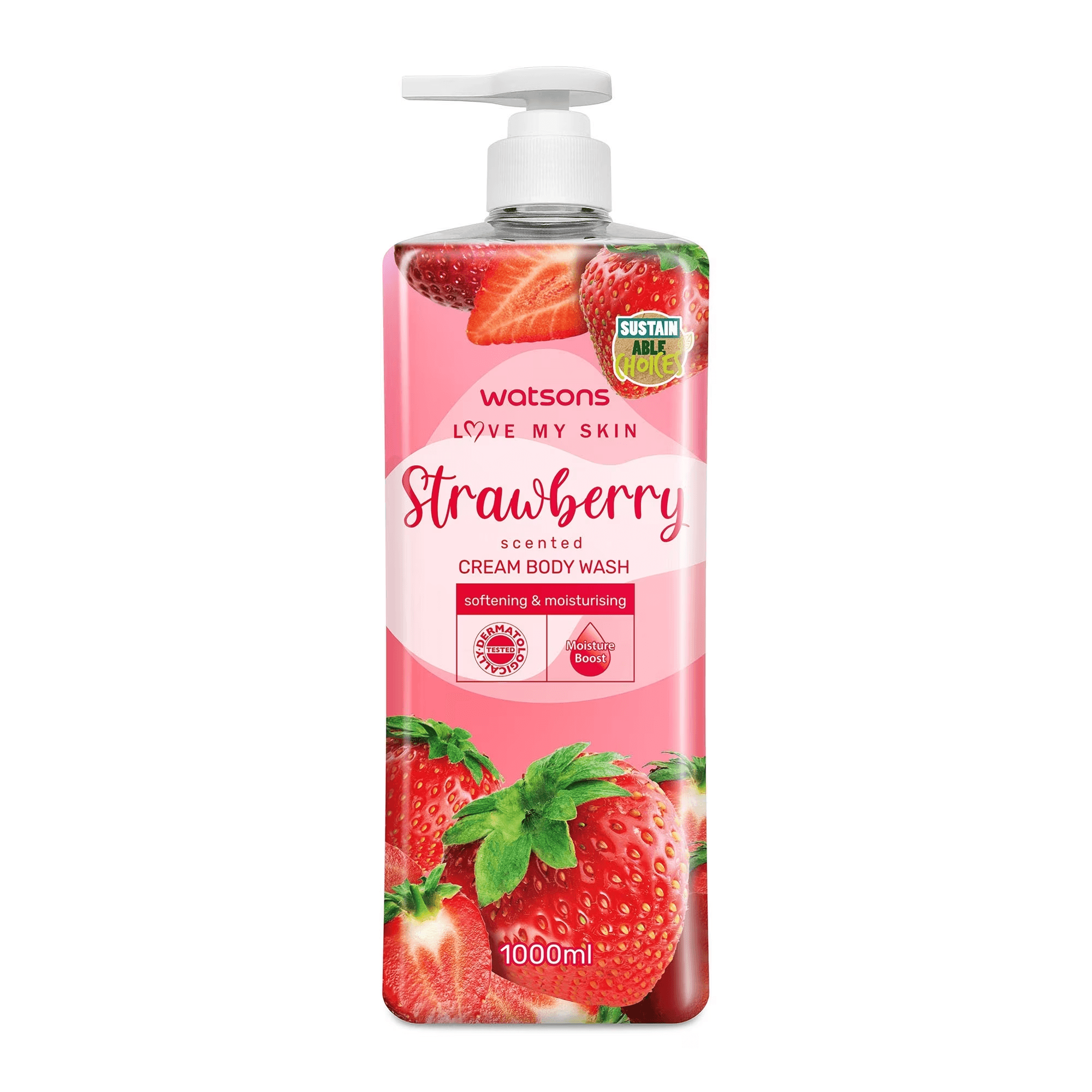 Love My Skin Strawberry Scented Cream Body Wash