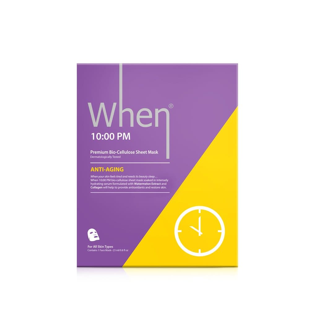 10:00 PM Anti-Aging Premium Bio-Cellulose Sheet Mask