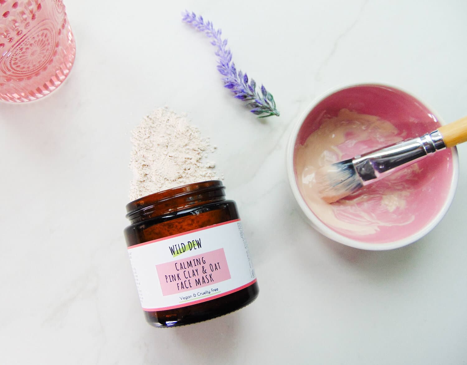 Calming Pink Clay & Oat Face Mask