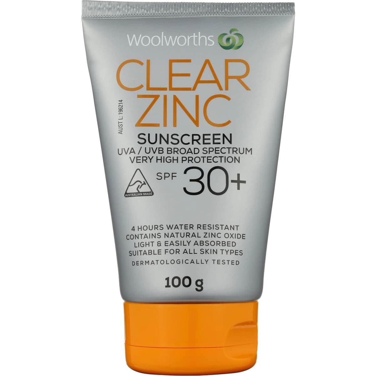 Zinc Clear Sunscreen SPF30+