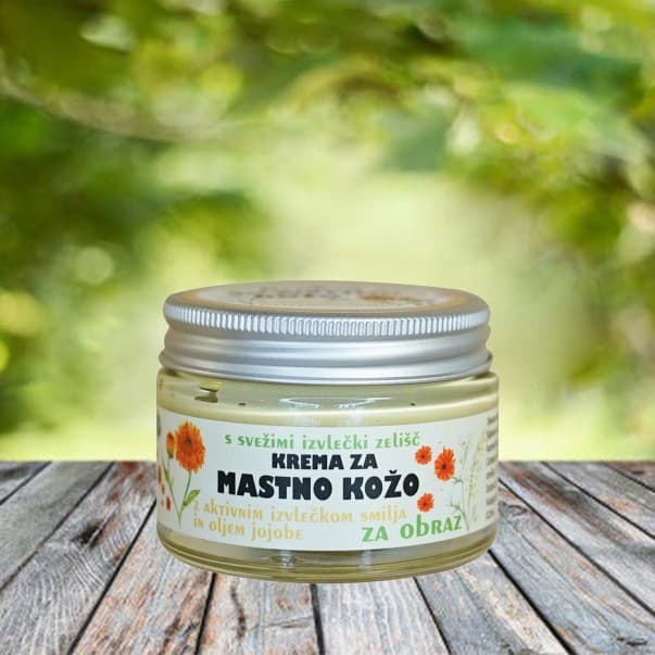 Krema za Mastno Kožo