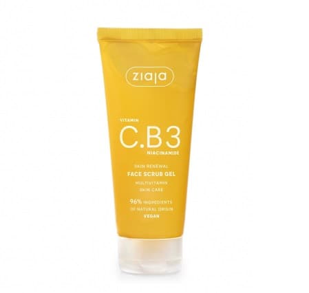 Vitamin C. B3 Niacinamide Face Scrub Gel