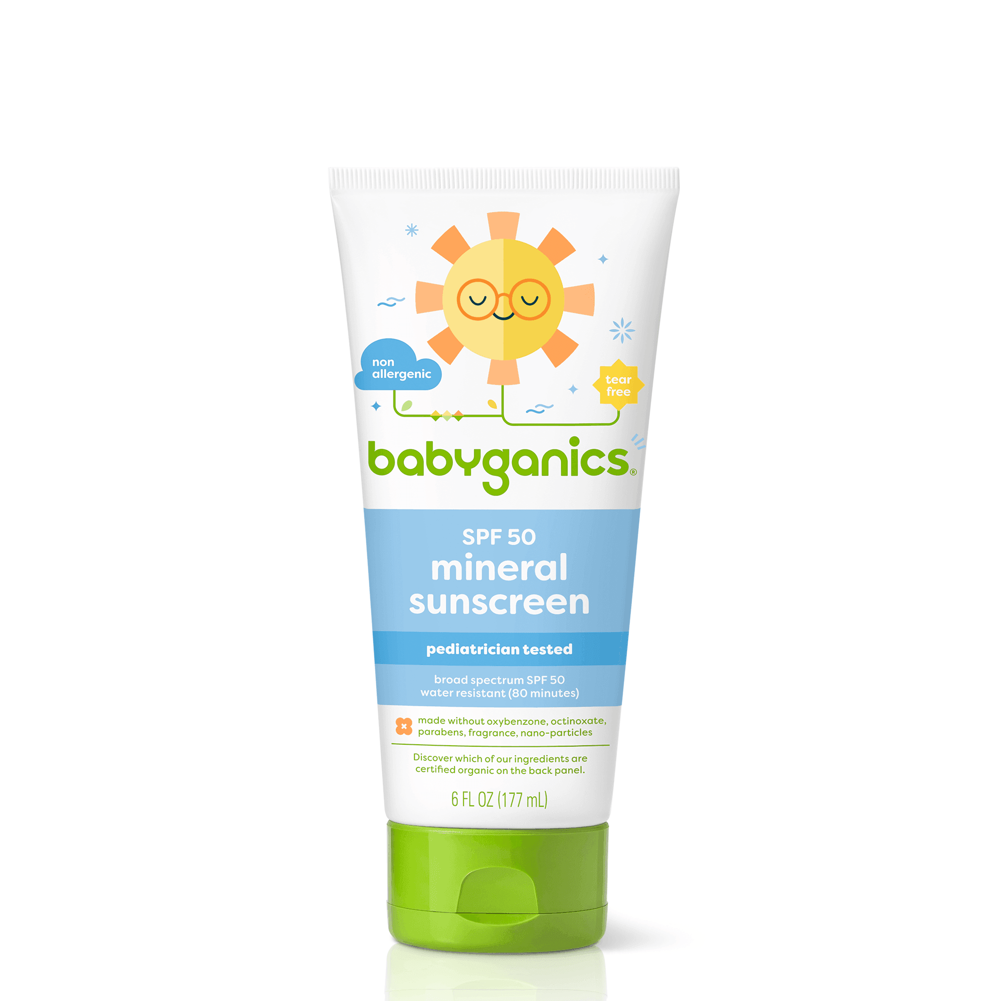 SPF 50+ Mineral Sunscreen - Water Resistant