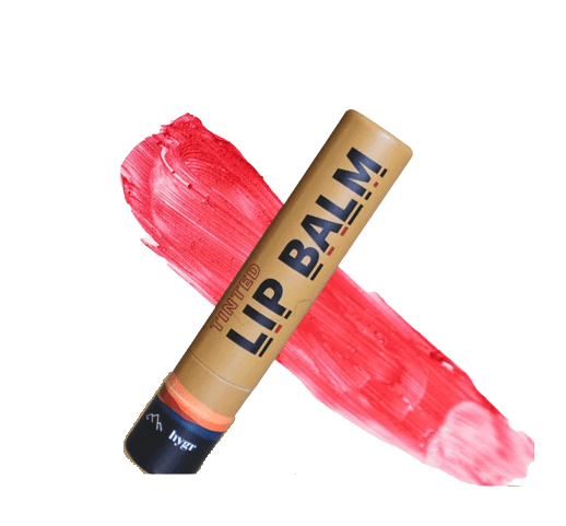 Natural Tinted Lip Balm + 2 % Hyaluronic Acid - Hibiscus