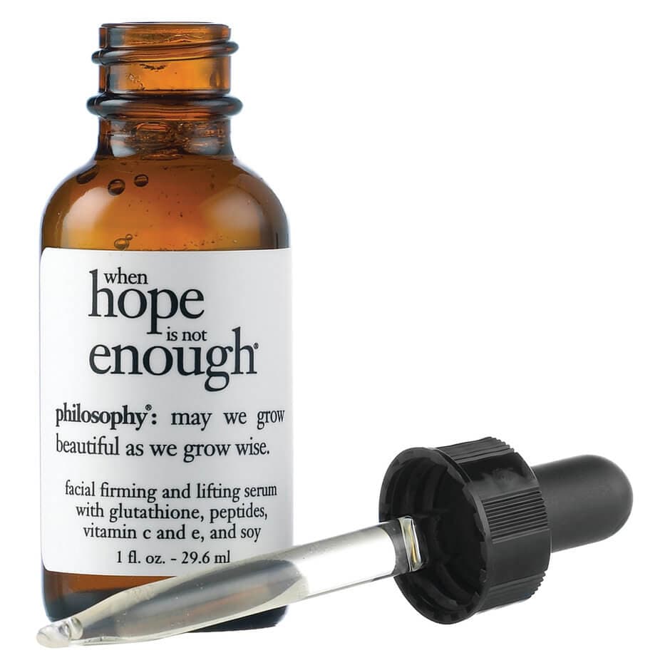 When Hope Is Not Enough Firming and Lifting Serum