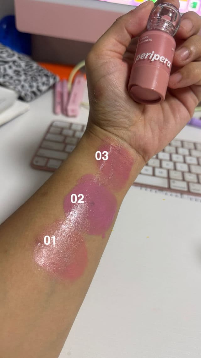 Peripera 01 Light Peach review photo by omycaramel