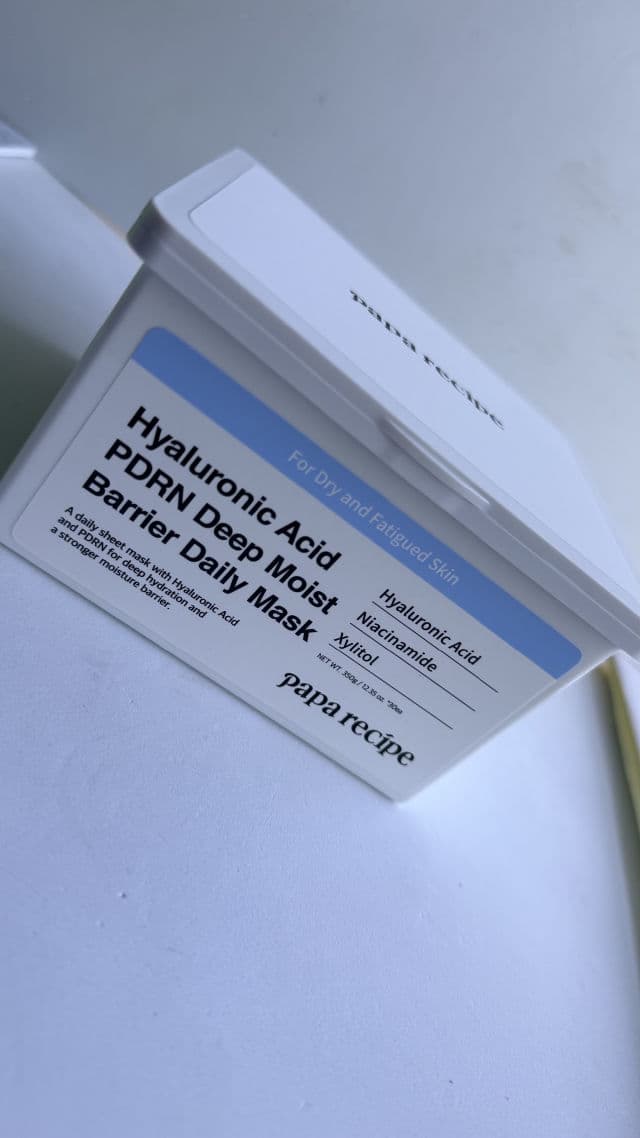 PAPA RECIPE Hyaluronic Acid PDRN Deep Moist Barrier Daily Mask review photo by aneliberdeja