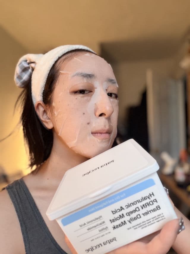 PAPA RECIPE Hyaluronic Acid PDRN Deep Moist Barrier Daily Mask review photo by kanana
