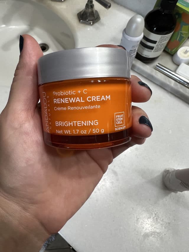 Andalou Naturals Probiotic + C Renewal Cream review photo by deeg