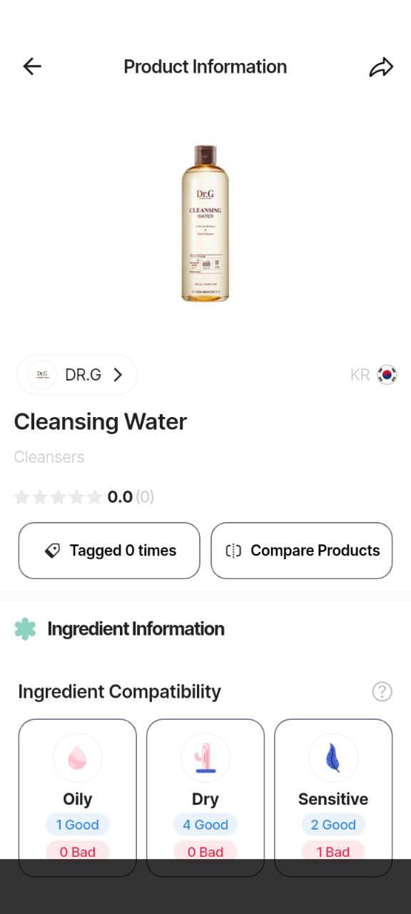 DR.G Cleansing Water review photo by Evelyndelacruz