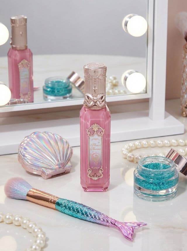 Flower Knows Moonlight Mermaid Jewelry Lip Gloss - GE02 Goldfish Pearl review photo by PickyGlay