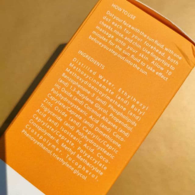 Earth Rhythm Ultra Defence Hybrid Sun Fluid SPF 50+ review photo by riaslist