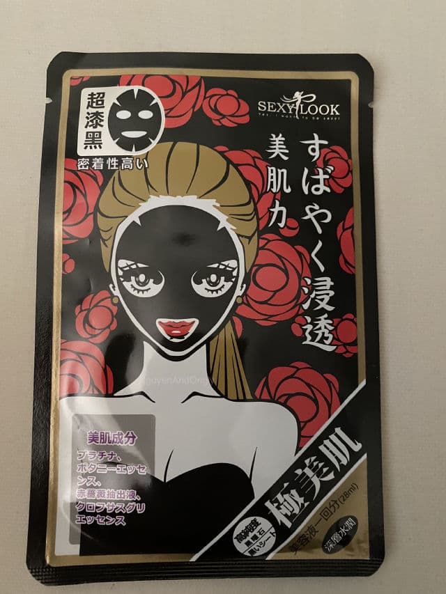 Sexylook Intensive Acne Black Cotton Mask review photo by NguyenAndOngLy