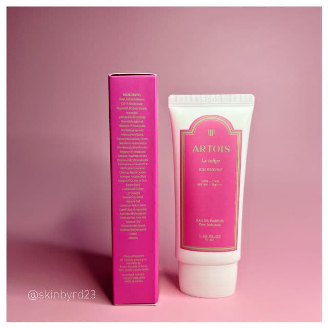 ARTOIS La Tulipe Sun Essence SPF50+ PA++++ review photo by Skinbyrd