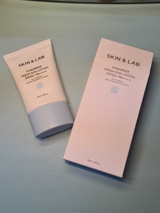 SKIN&LAB Hybarrier Fresh Sun Lotion SPF50+ PA++++ review photo by angie852g7