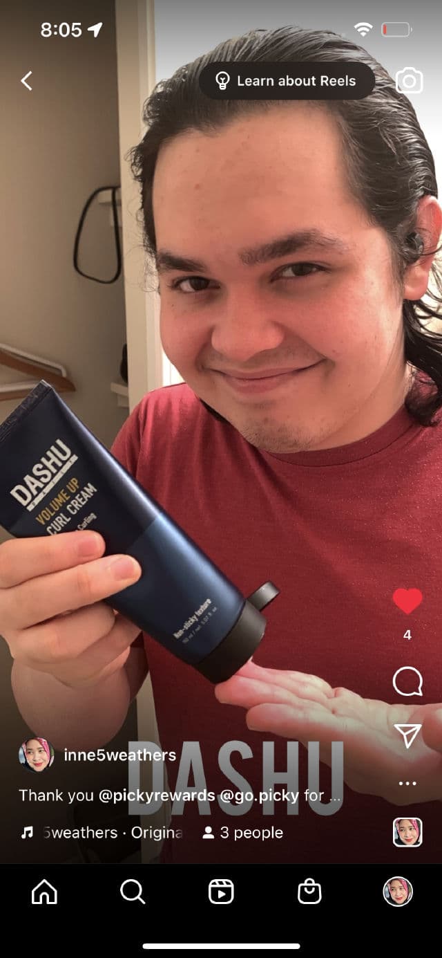 Dashu Daily Volume Up Curl Cream review photo by EyeNez