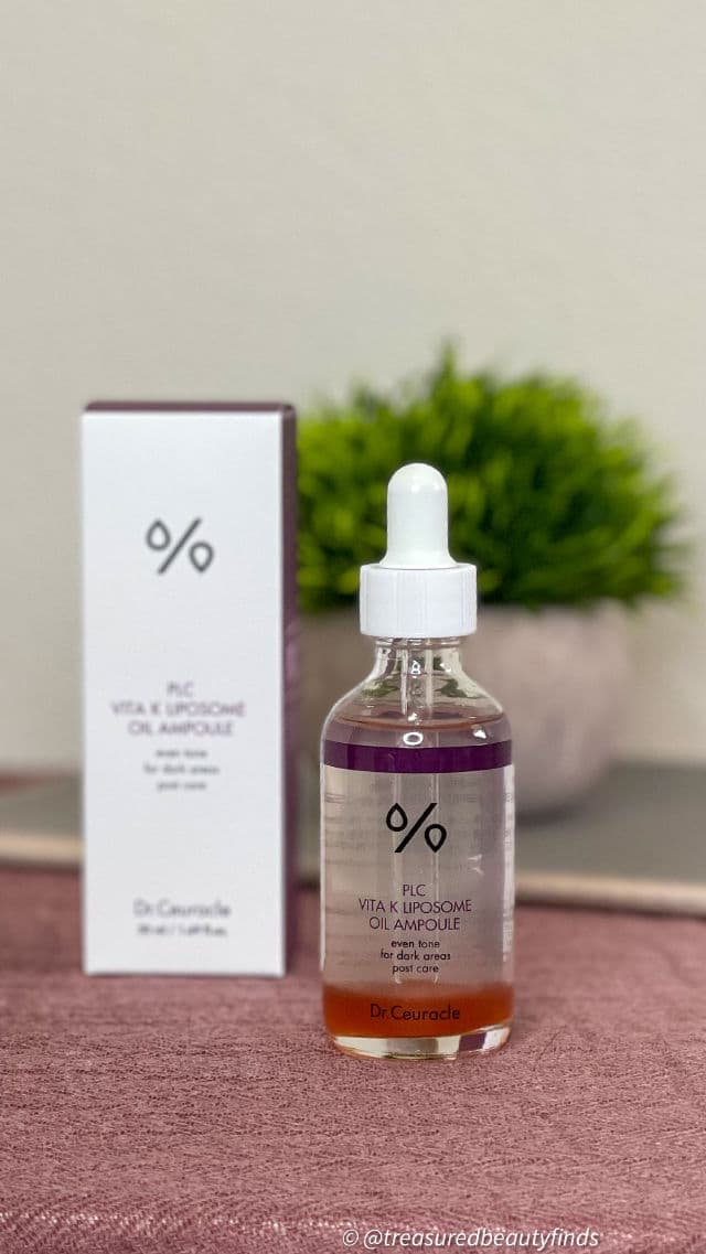 Dr. Ceuracle PLC Vita K Liposome Oil Ampoule review photo by treasuredbeautyfinds