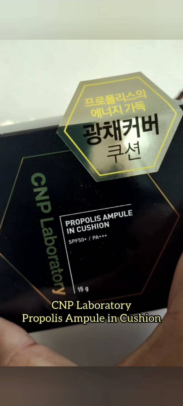 CNP Laboratory Propolis Ampule In Cushion SPF50+ PA+++ review photo by mazeltam