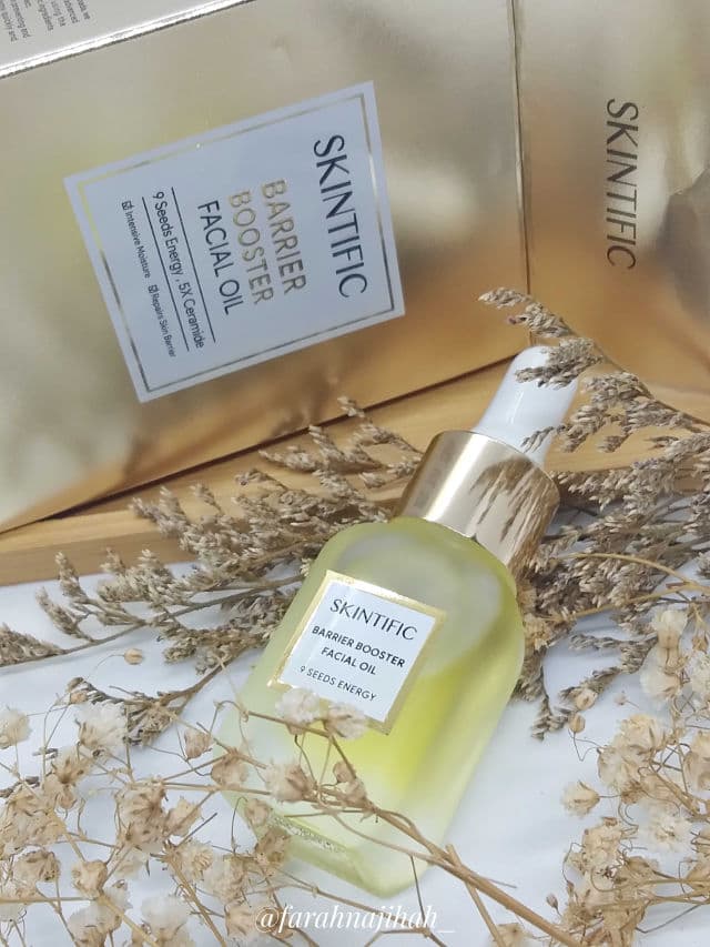 Skintific Barrier Booster Facial Oil  review photo by FrahNjhah