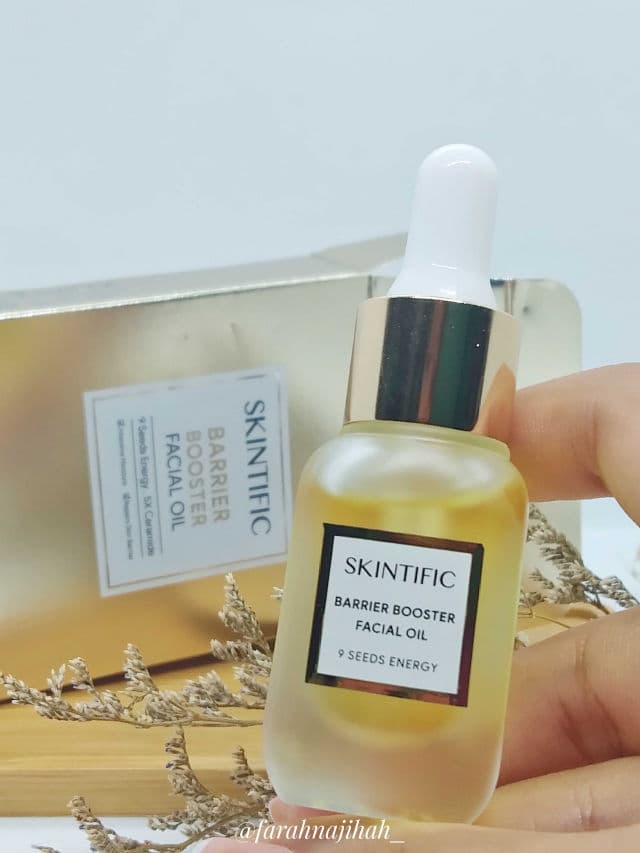 Skintific Barrier Booster Facial Oil  review photo by FrahNjhah