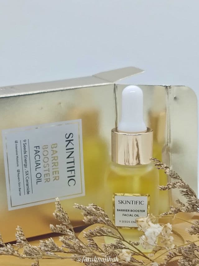 Skintific Barrier Booster Facial Oil  review photo by FrahNjhah