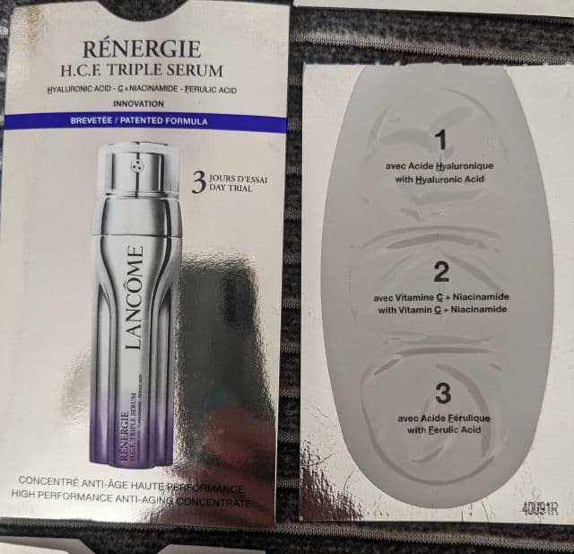 Lancome Rénergie H.C.F. Triple Serum review photo by Mgp1104