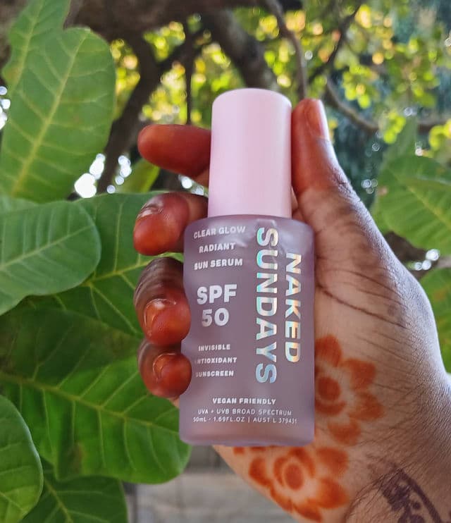 Naked Sundays SPF50 Clear Glow Radiant Sunscreen Serum review photo by Cocoababe