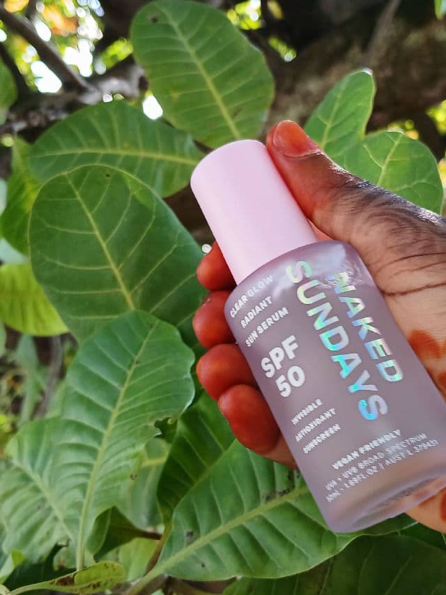 Naked Sundays SPF50 Clear Glow Radiant Sunscreen Serum review photo by Cocoababe