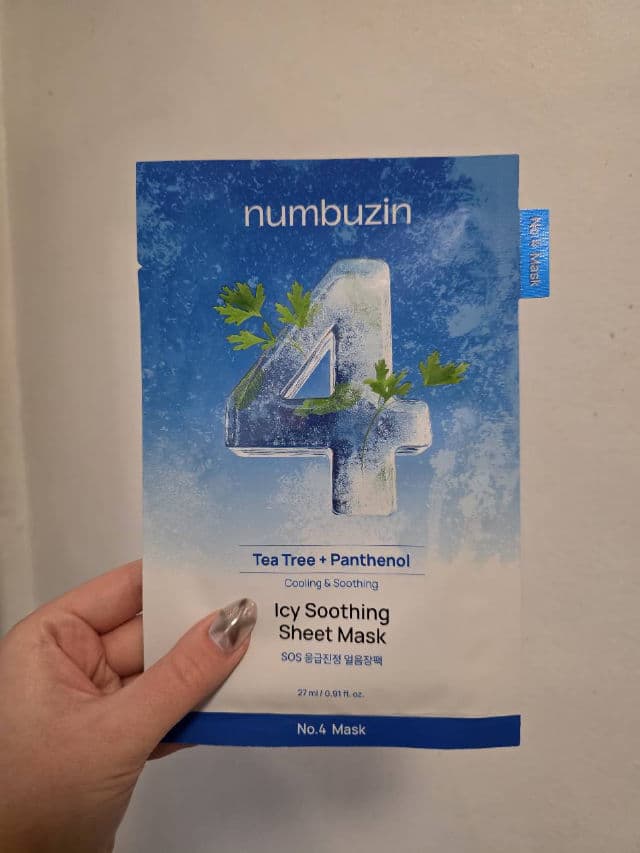 numbuzin No.4 SOS Icy Soothing Mask Sheet  review photo by alishakaya