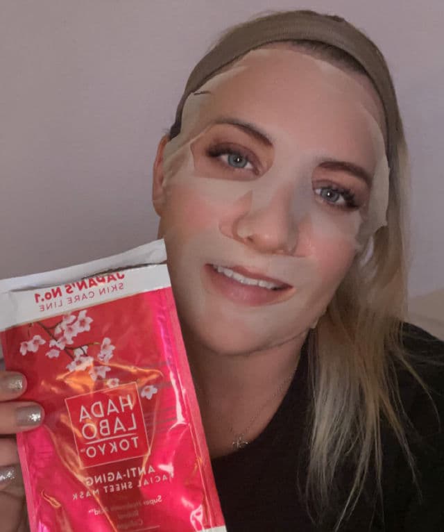 Hada Labo Anti-Aging Facial Sheet Mask (Fragrance Free) review photo by katrinajh
