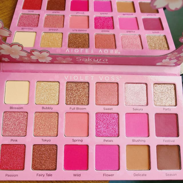 Violet Voss Sakura Blossom Palette review photo by somialoves
