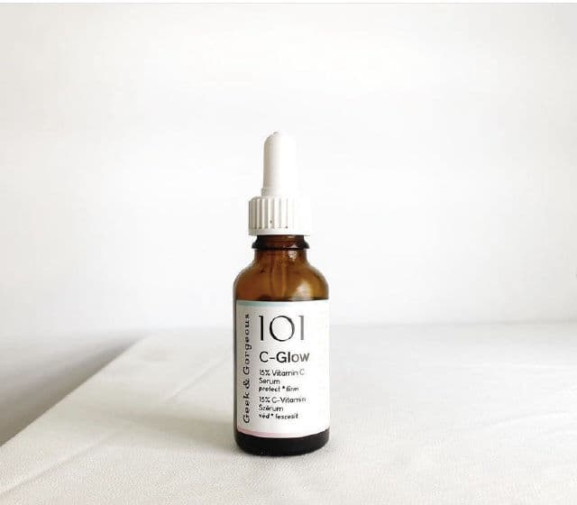 Geek & Gorgeous 101 C-Glow 15% Vitamin C Serum review photo by helloskincarejunkie
