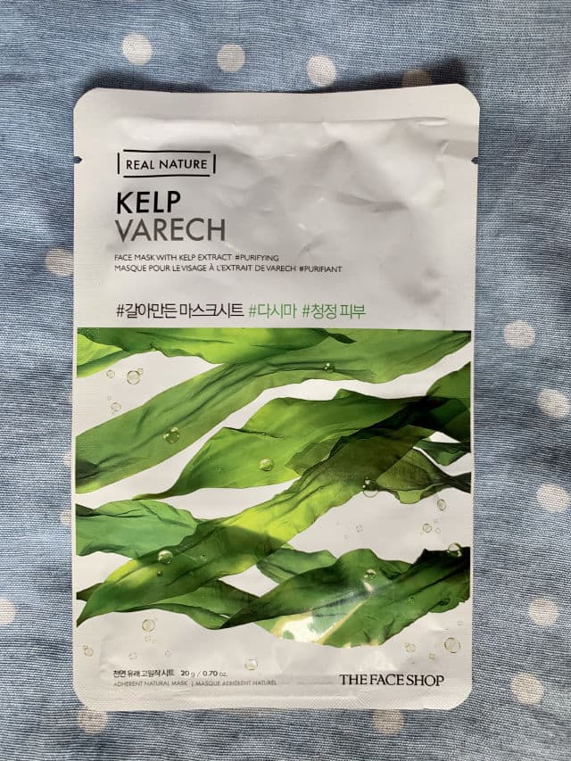 THE FACE SHOP Real Nature Face Mask (Kelp) review photo by SunehaB